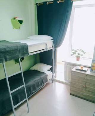 Гостиница Wl Hostel Омск Спальное место на двухъярусной кровати в общем номере для мужчин-10